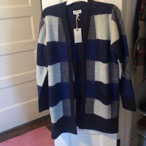 Lucky Brand Open Gingham Cardigan- new with tags!